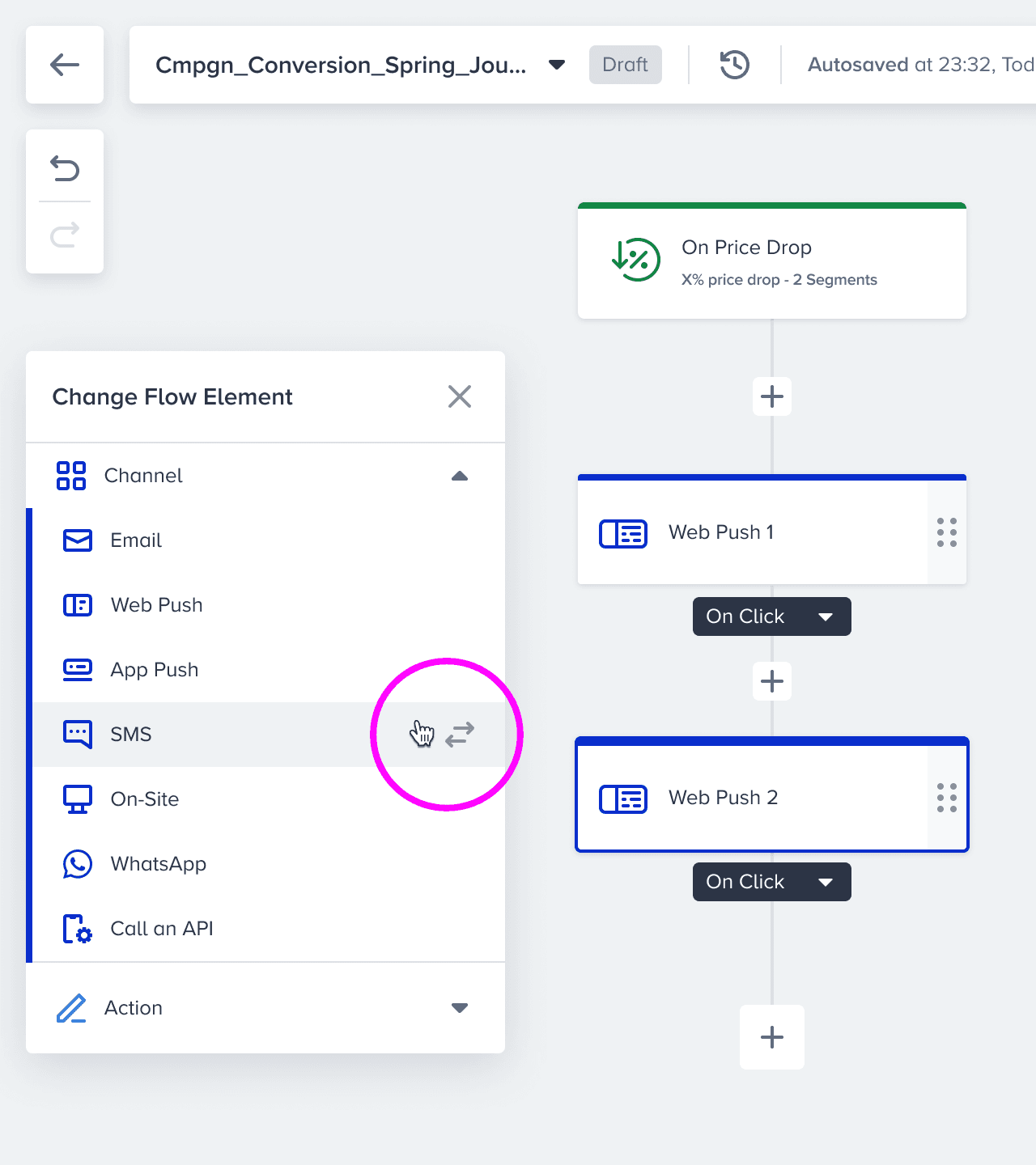 Swap or Change Elements